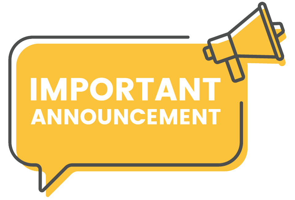 important announcement