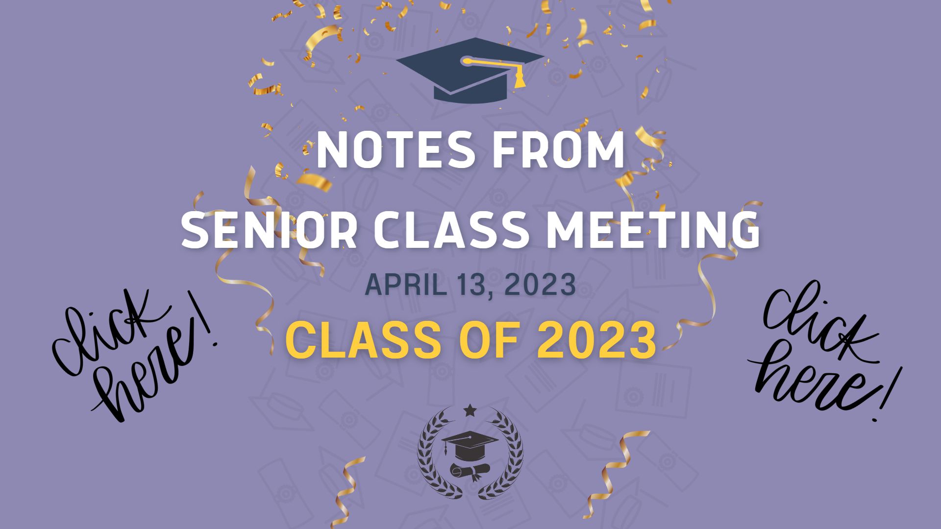 SeniorClassMeetingApril.13.2023
